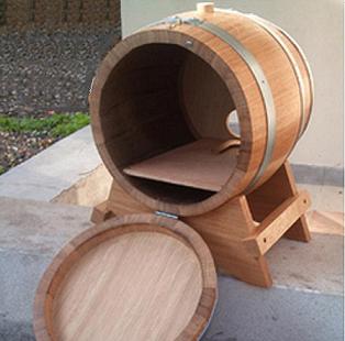 barrels for bag of wine