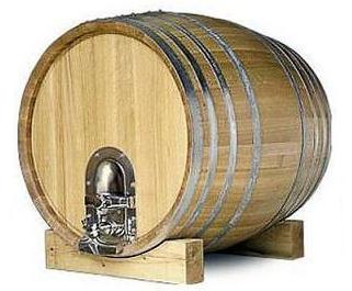 10L Barril de Vino Hogar,Pequeñas Barricas de Vino de Roble para Uso Propio Apto para Familias y Bodegas Privadas 