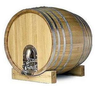 caffetteria fodera in acciaio inossidabile Bar di casa in legno di quercia Barile di vino Contenitore per barile di birra Birra Whisky per casa Marrone 3L Botte di vino 